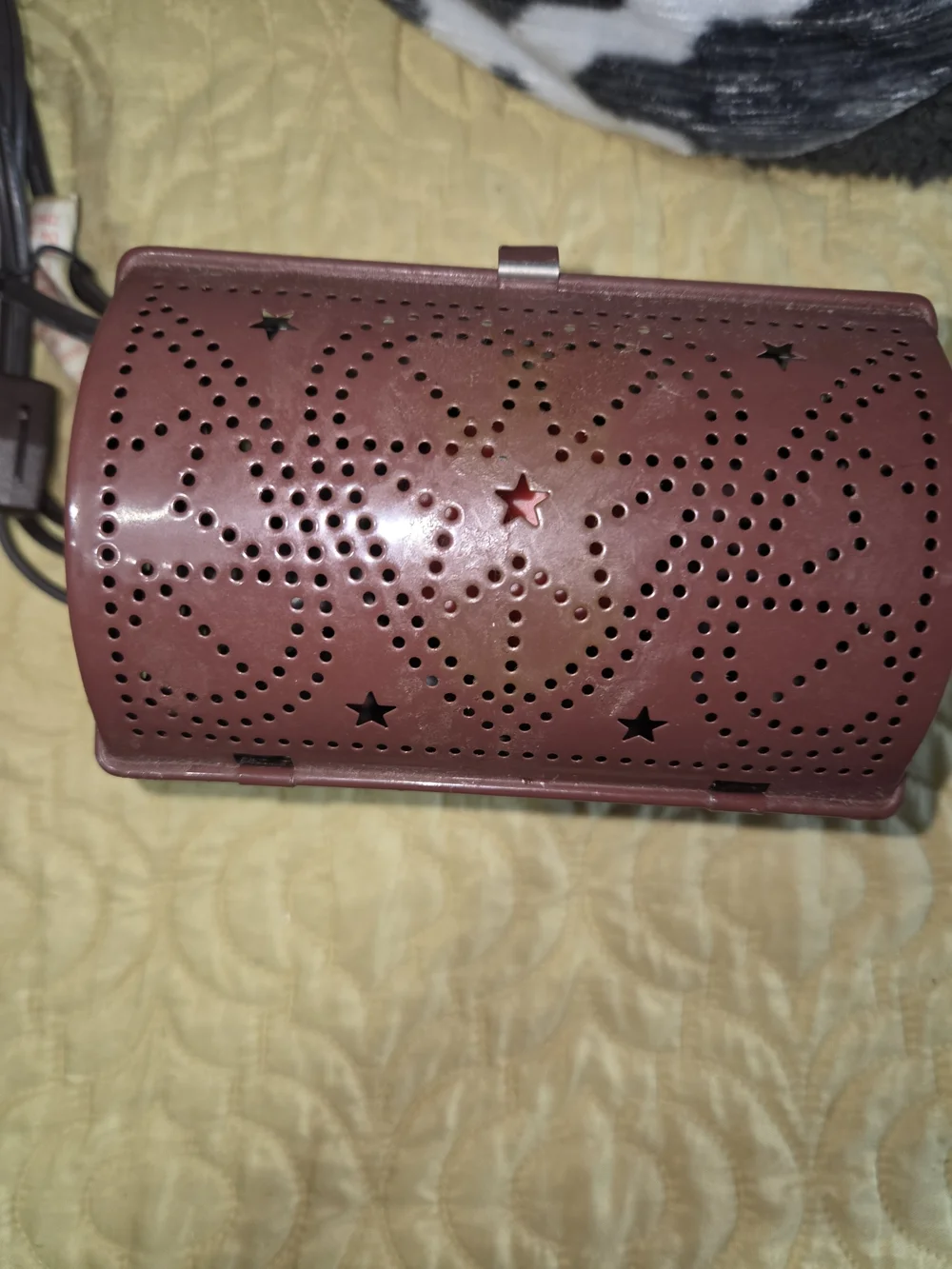 Portable Decorative Audio Speaker - Brown - Faith Family Friends